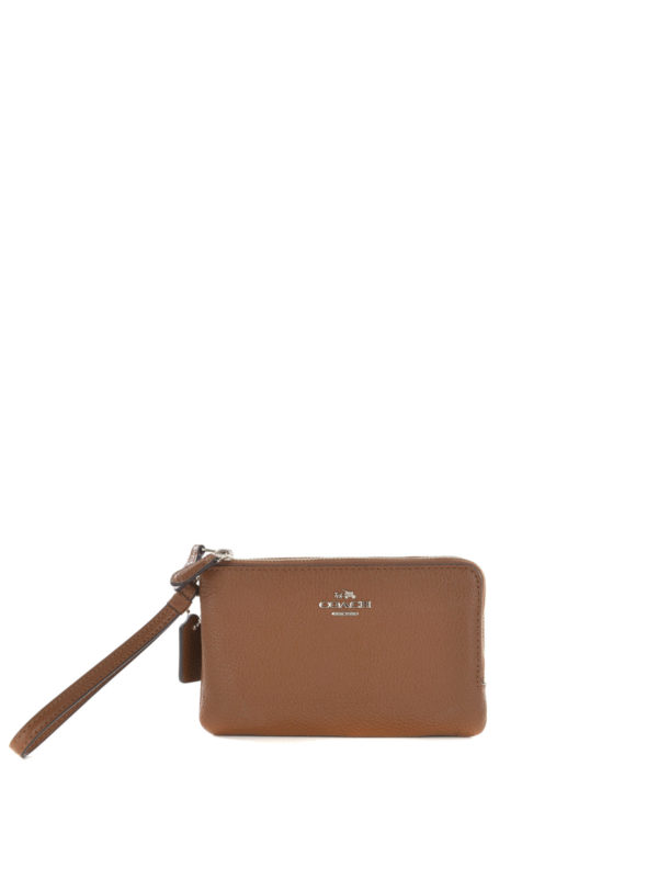 COACH: wallets & purses - Double zip wristlet wallet