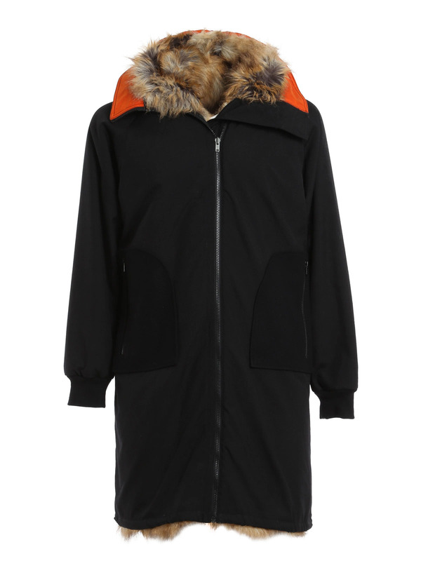 COLLECTION PRIVEE: cappotti lunghi - Cappotto foderato in ecopelliccia