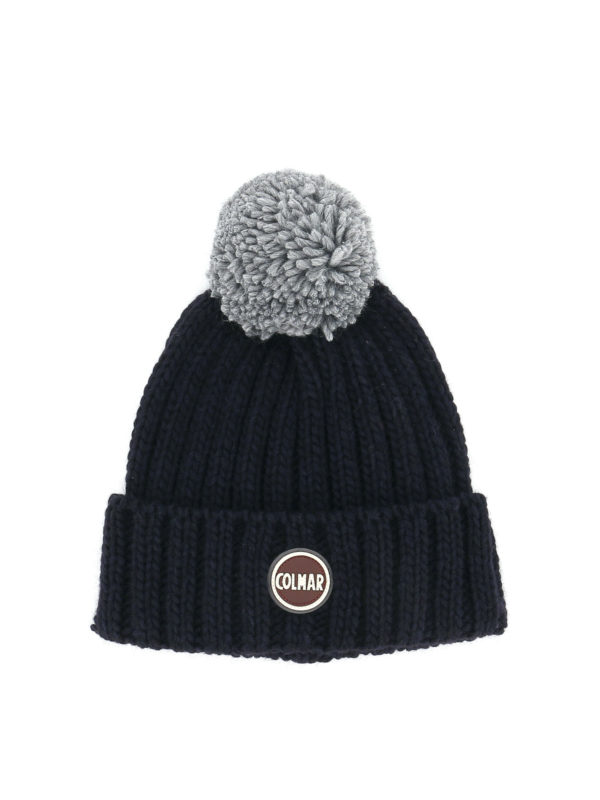 Colmar: beanies - Logo patch wool blend beanie
