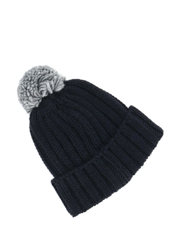 Colmar: beanies online - Logo patch wool blend beanie