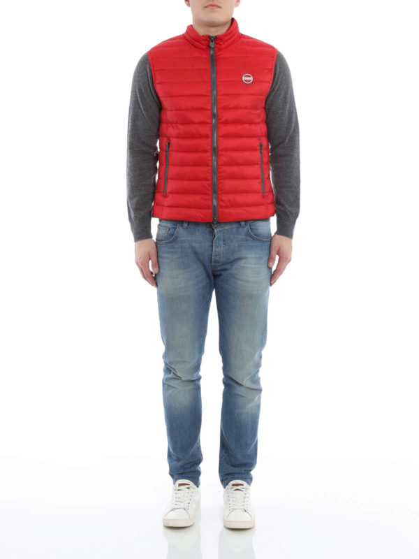 Colmar: Chaquetas y Chaquetones acolchados online - Chaleco Rojo Para Hombre