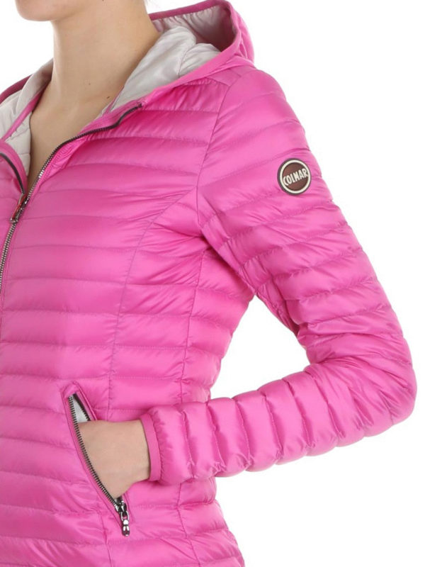 Colmar Originals buy online Piumino fucsia con cappuccio
