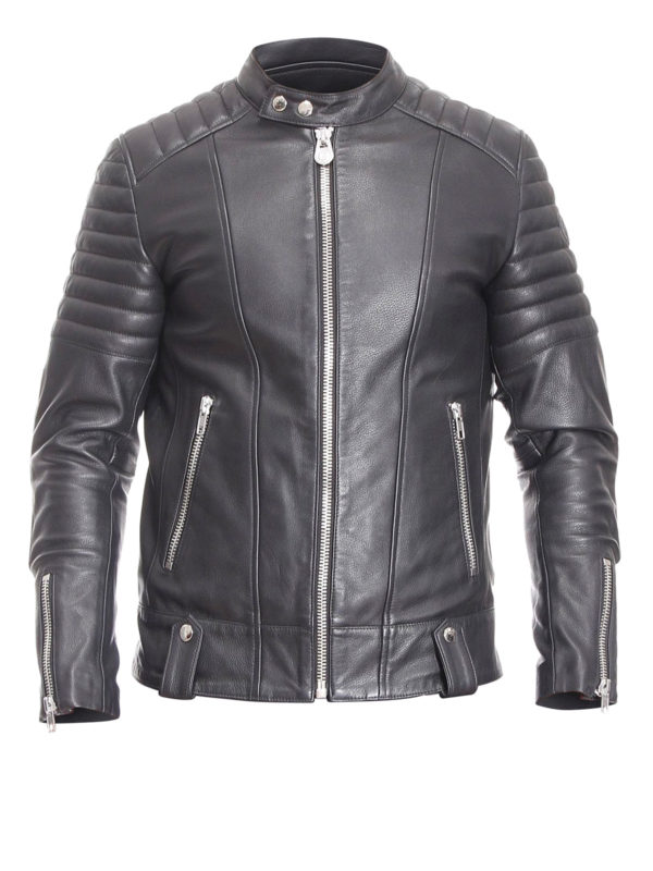 Colmar Originals: Lederjacken - Ledermantel Fur Herren - Schwarz