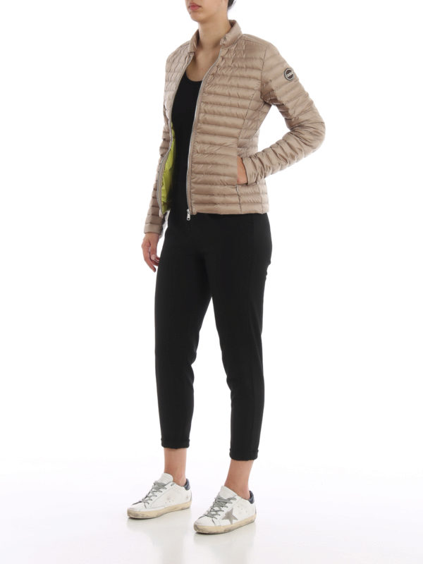 Colmar Originals: padded jackets online - Beige light down puffer jacket
