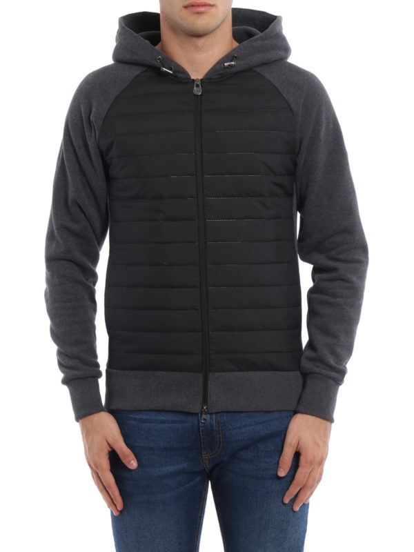 Colmar Originals: Sweatshirts & Sweaters online - Quilted panelled hoodie