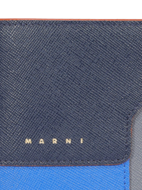 Portefeuilles - Bleu shop online: Marni