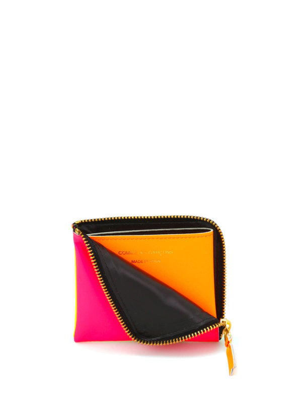 COMME DES GARCONS buy online L-zip Super Fluo wallet