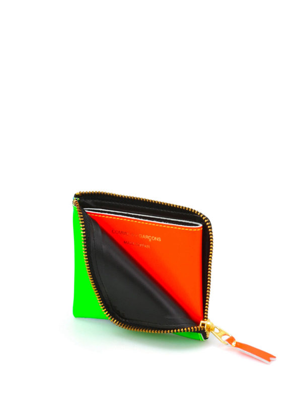 COMME DES GARCONS buy online L-zip Super Fluo wallet