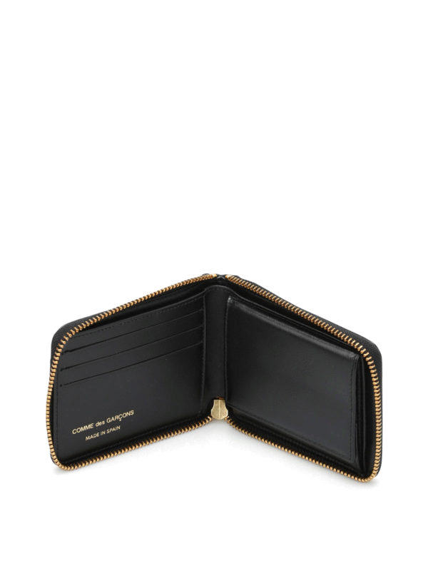 COMME DES GARCONS buy online Polka Dot printed zip around wallet