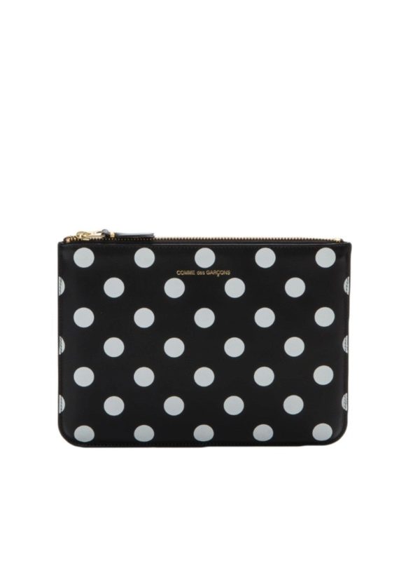 COMME DES GARCONS: clutches - Polka dots pouch