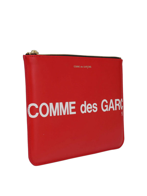 COMME DES GARCONS: clutches online - Huge Logo clutch