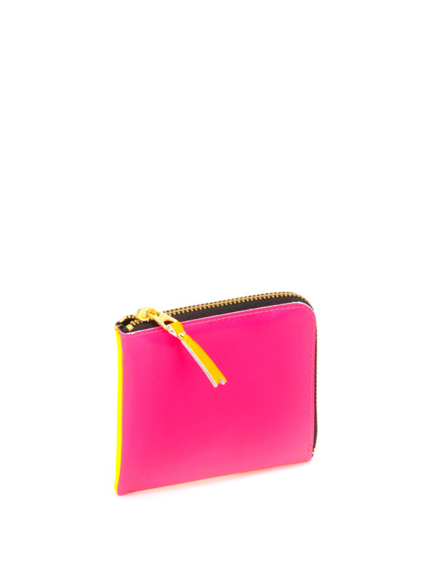 COMME DES GARCONS: wallets & purses online - L-zip Super Fluo wallet