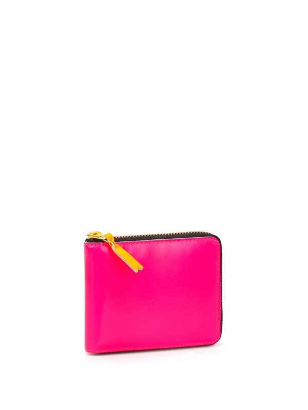COMME DES GARCONS: Portemonnaies und Geldbörsen online - Super Fluo zip around wallet