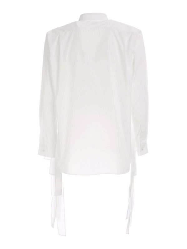 COMME DES GARCONS SHIRT: camicie online - Camicia bianca con lacci