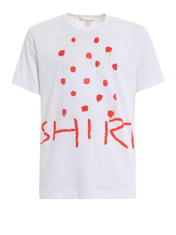 COMME DES GARCONS SHIRT: T-shirts - T-Shirt - Weiß