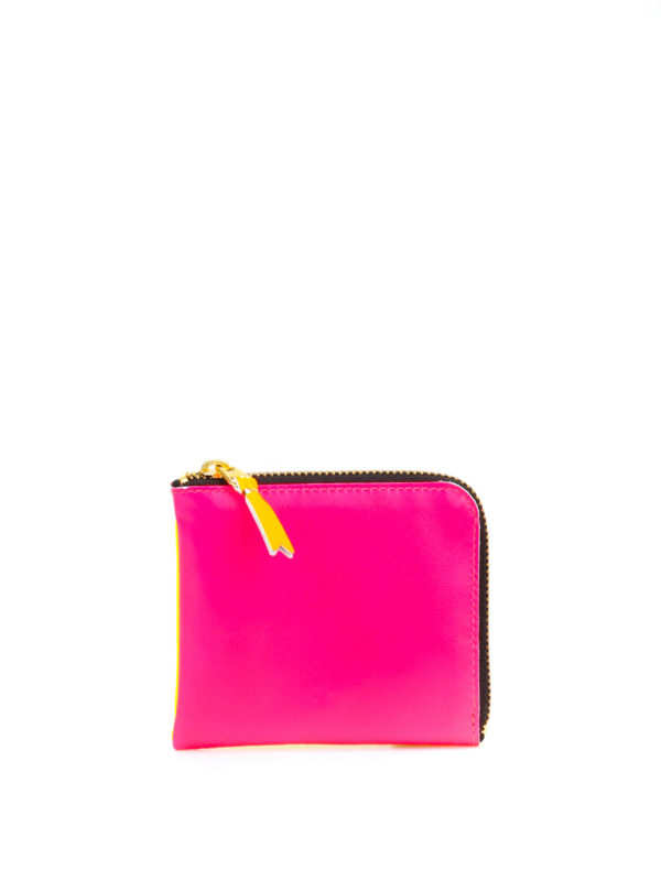 COMME DES GARCONS: wallets & purses - L-zip Super Fluo wallet