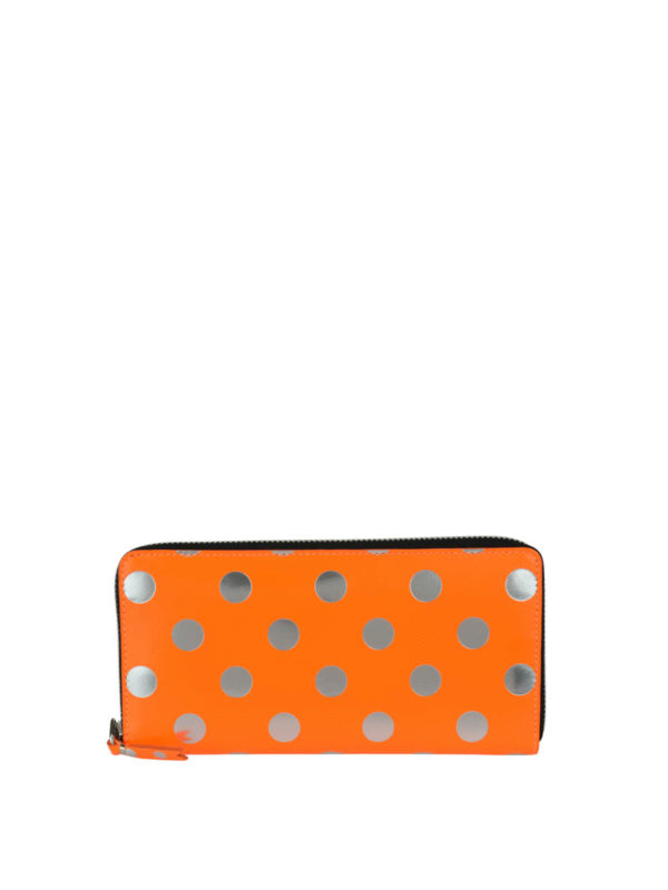 COMME DES GARCONS: wallets & purses - Polka dot leather wallet