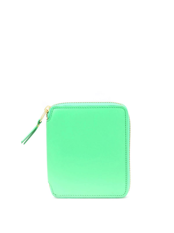 COMME DES GARCONS: Portemonnaies und Geldbörsen - Portemonnaie Super Fluo - Grün