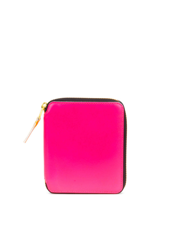COMME DES GARCONS: Portemonnaies und Geldbörsen - Portemonnaie Super Fluo - Fuchsia