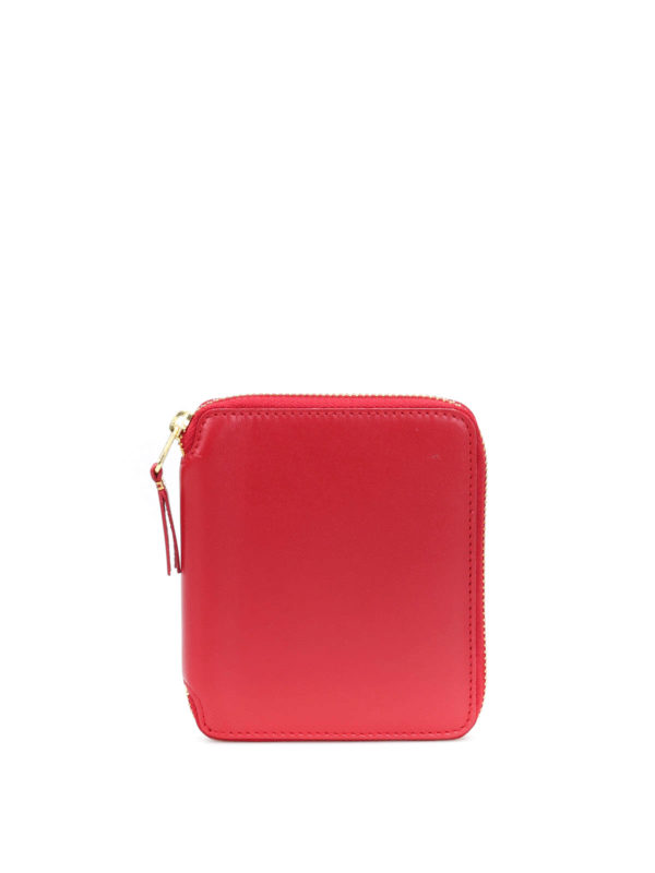 COMME DES GARCONS: wallets & purses - Super Fluo zip around wallet