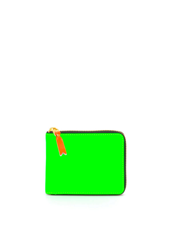 COMME DES GARCONS: Portemonnaies und Geldbörsen - Super Fluo zip around wallet
