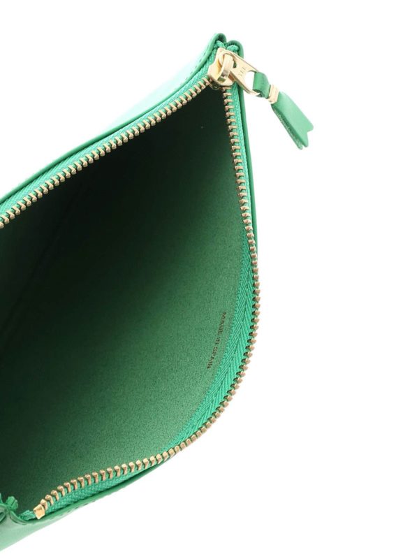 COMME DES GARÇONS WALLET buy online Logo print leather clutch