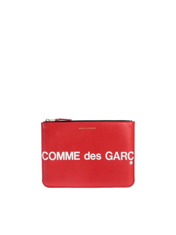 COMME DES GARÇONS WALLET: Clutches - Geldbörse aus Leder