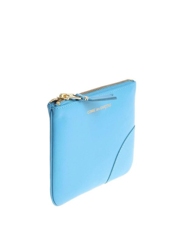 COMME DES GARÇONS WALLET: Bolso clutch online - Bolso Clutch - Azul Claro