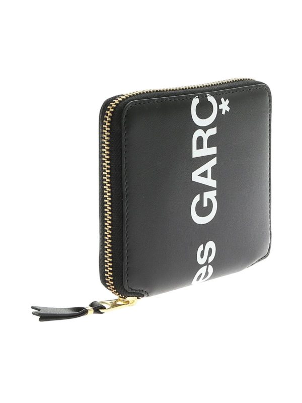 COMME DES GARÇONS WALLET: wallets & purses online - Huge Logo wallet in black