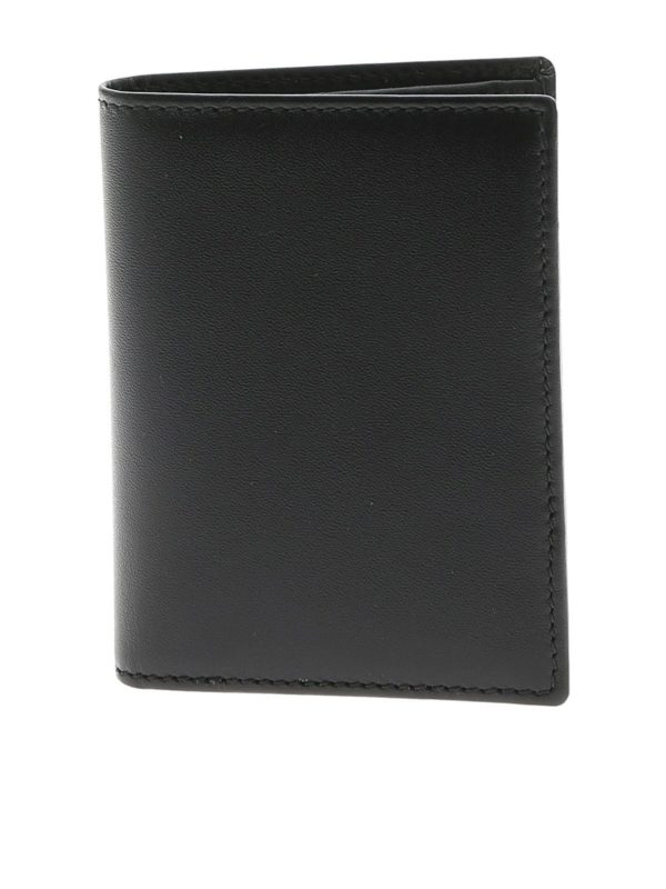 COMME DES GARÇONS WALLET: wallets & purses - Arecalf wallet in black