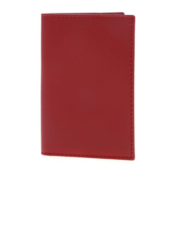 COMME DES GARÇONS WALLET: wallets & purses - Branded card holder in red