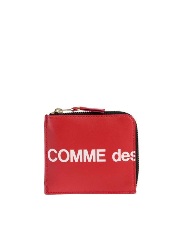 COMME DES GARÇONS WALLET: wallets & purses - Huge Logo coin purse in red