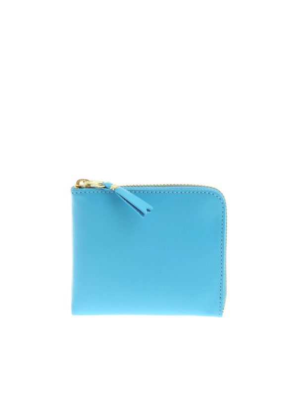 COMME DES GARÇONS WALLET: Carteras y monederos - Carteras Y Monederos - Azul Claro