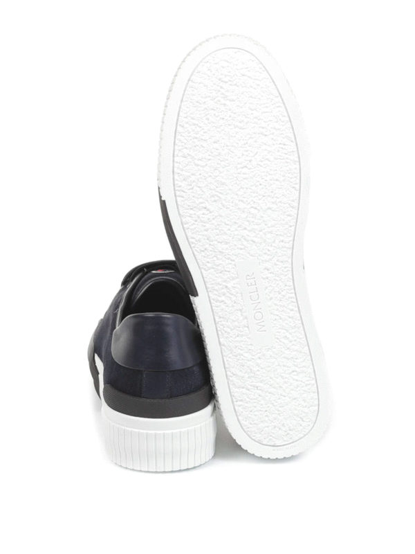 Conrad blue suede sneakers shop online: MONCLER