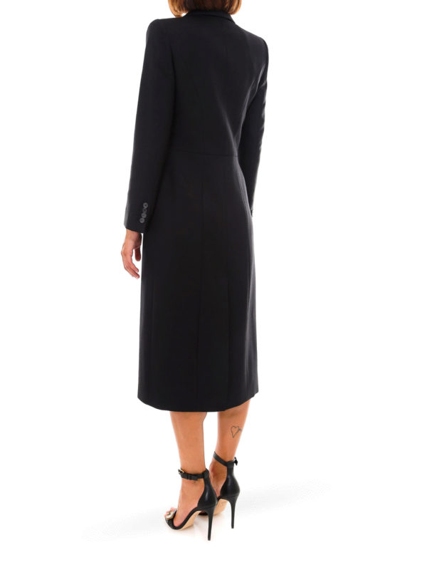 Cappotto in lana e seta shop online: ALEXANDER MCQUEEN