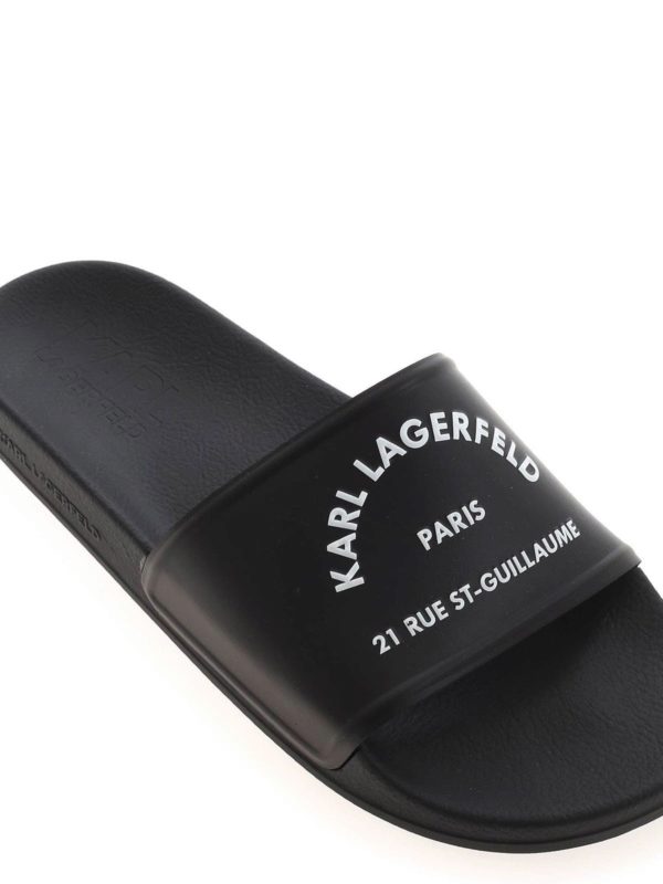 Zehentrenner - Schwarz shop online: KARL LAGERFELD