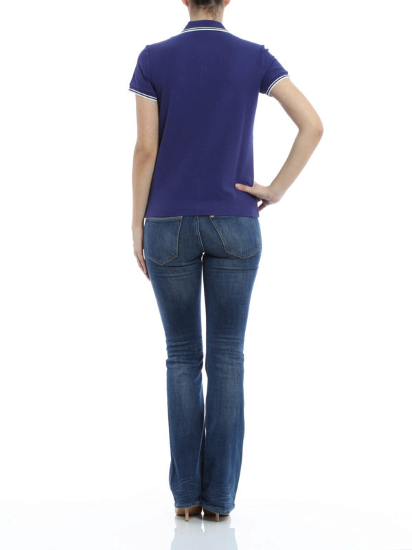 Poloshirt Fur Damen - Blau shop online: MONCLER