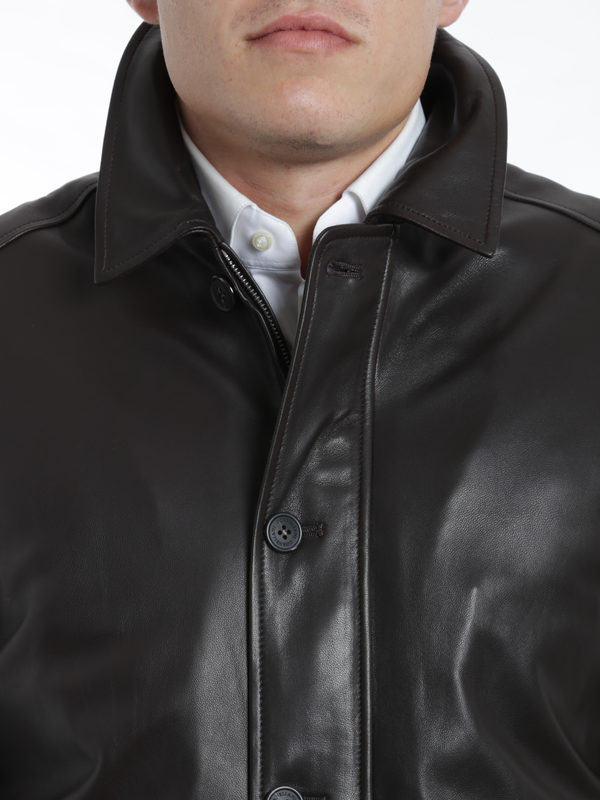 CORNELIANI buy online Leather jacket