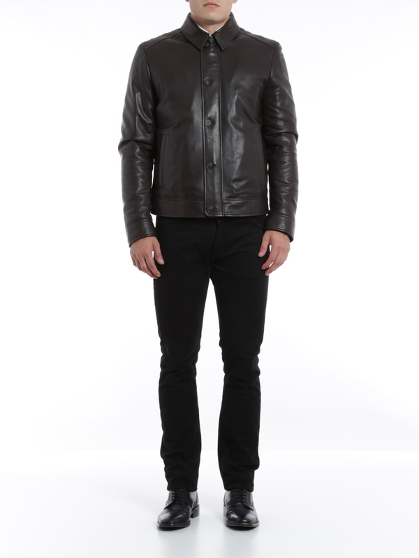 CORNELIANI: leather jacket online - Leather jacket