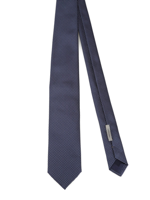 CORNELIANI: Corbatas y pajaritas - Corbata - Azul Oscuro