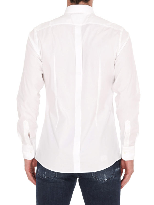 Cotton-blend shirt shop online: DOLCE & GABBANA
