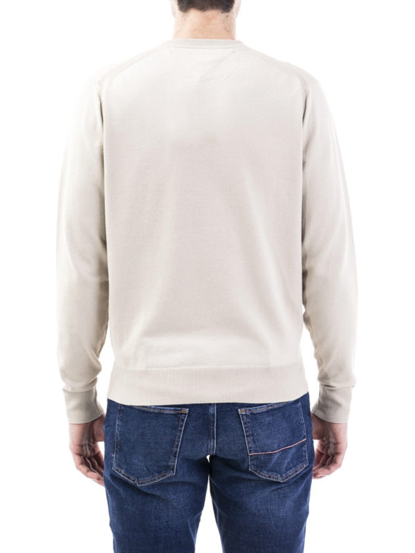 Rundhalspullover - Hellbeige shop online: TOMMY HILFIGER