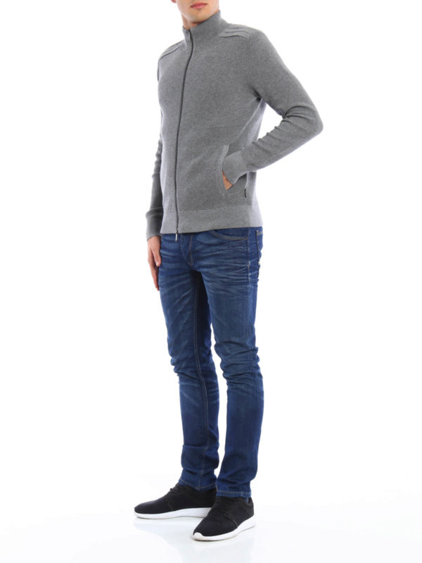 カーディガン メンズ - グレー shop online: MICHAEL KORS