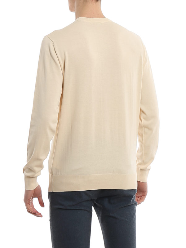 クルーネック - ライトベージュ shop online: ASPESI