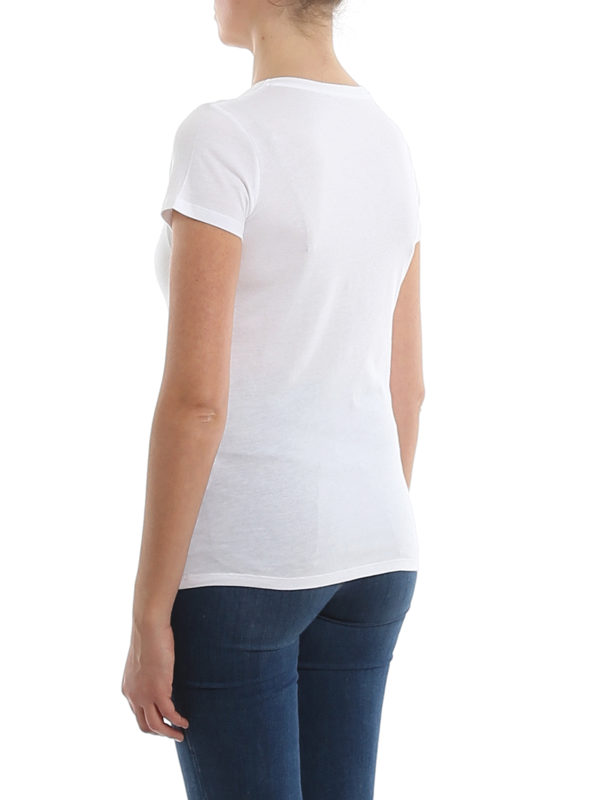 T-shirt classica in jersey di cotone shop online: Majestic Filatures