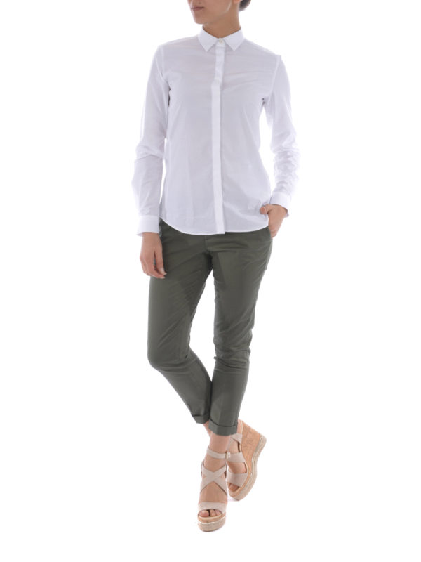 カジュアルパンツ レディース - ダークグリーン shop online: FAY