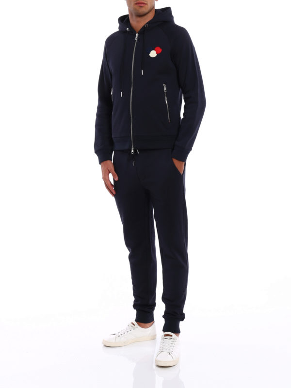 Cotton tracksuit bottoms shop online: MONCLER