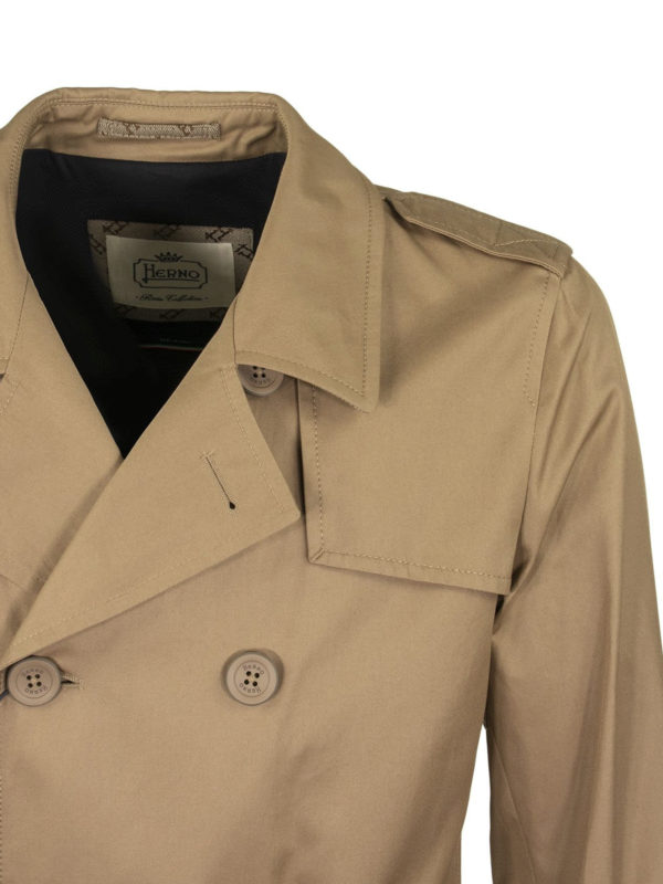 Cotton trench shop online: HERNO