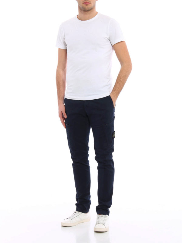 Casual Hosen Fur Herren - Blau shop online: STONE ISLAND