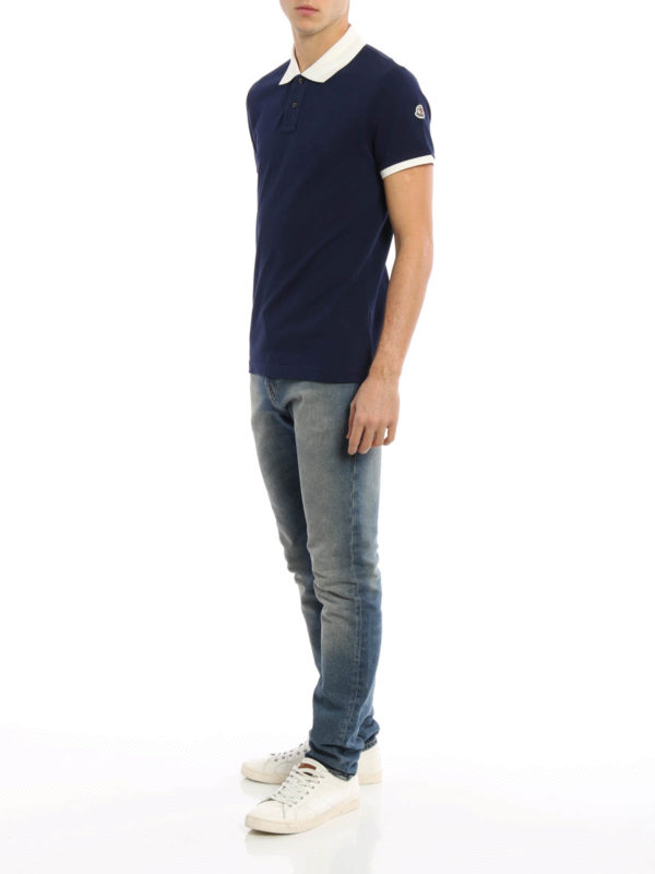 Poloshirt Fur Herren - Blau shop online: MONCLER